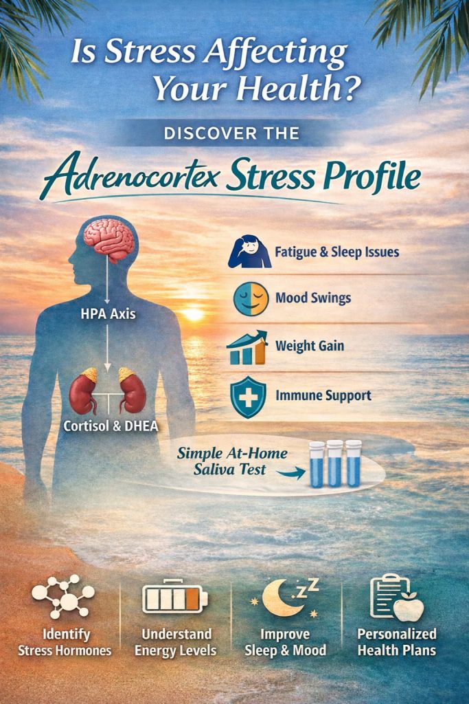 Stress profile diagram listing how stress affects the body
